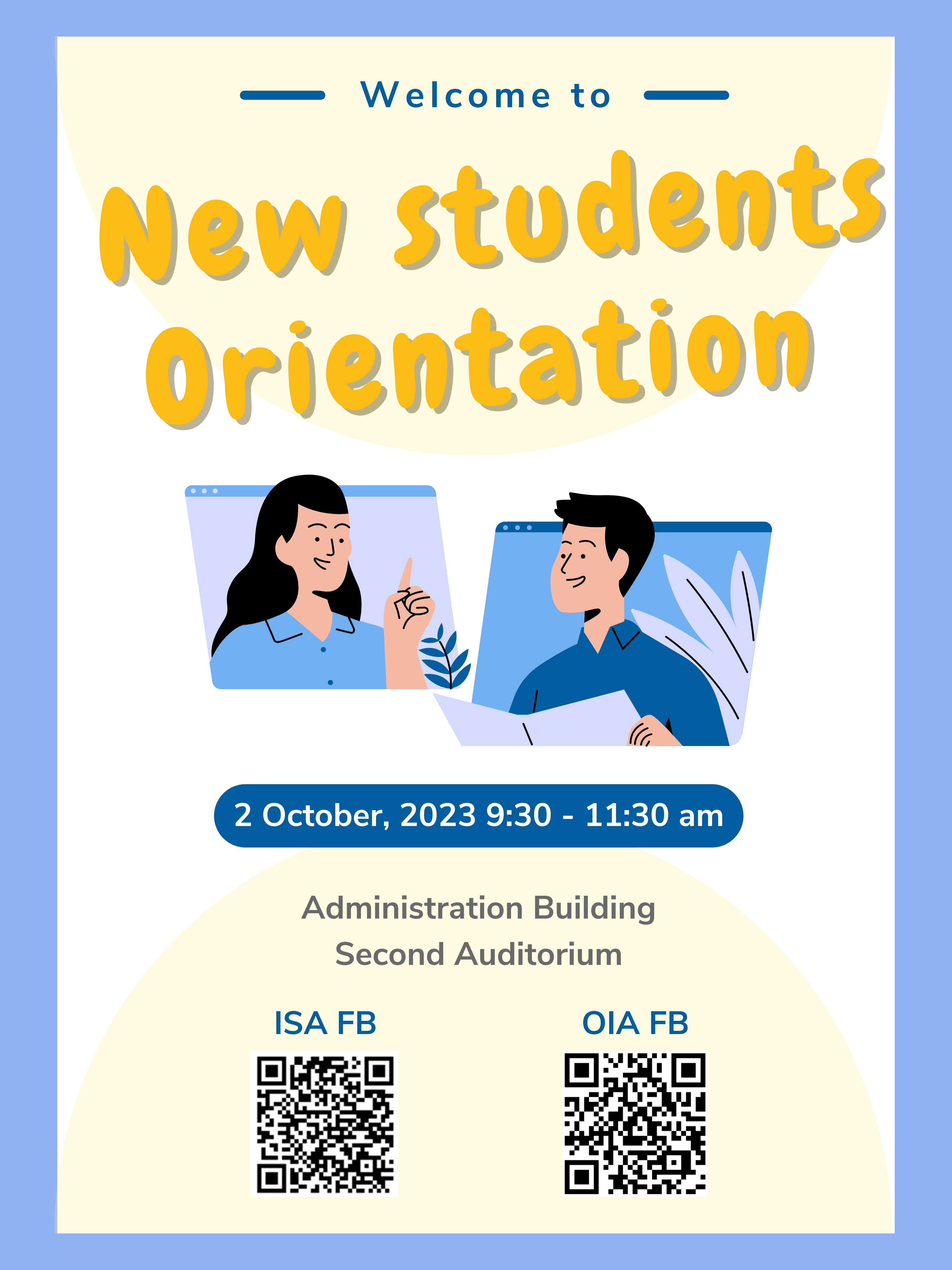New Students Orientation